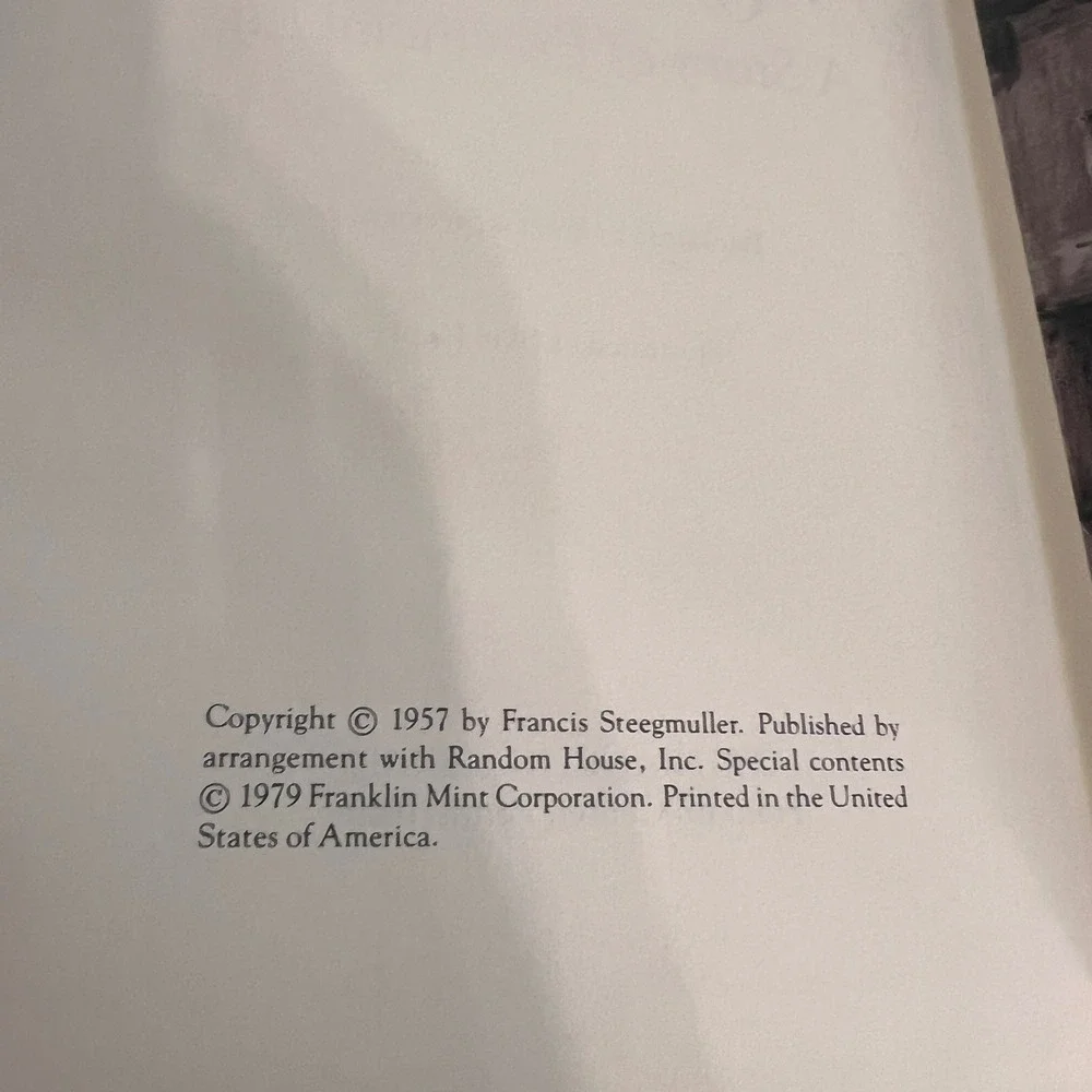 Franklin Library Madame Bovary Gustave Flaubert Heirloom Library 1979 Gilt Blue
